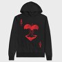 Ace Of Hearts, Hanorac Oversize Barbati (Unisex)