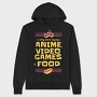 Anime Game Food Fest, Hanorac Oversize Barbati (Unisex)