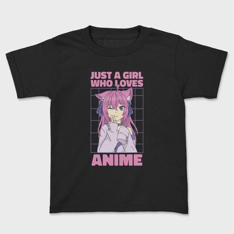 Anime Girl Vibes, Tricou Copii
