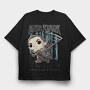 Arya Stark Wolf, Tricou Oversize Barbati (Unisex)