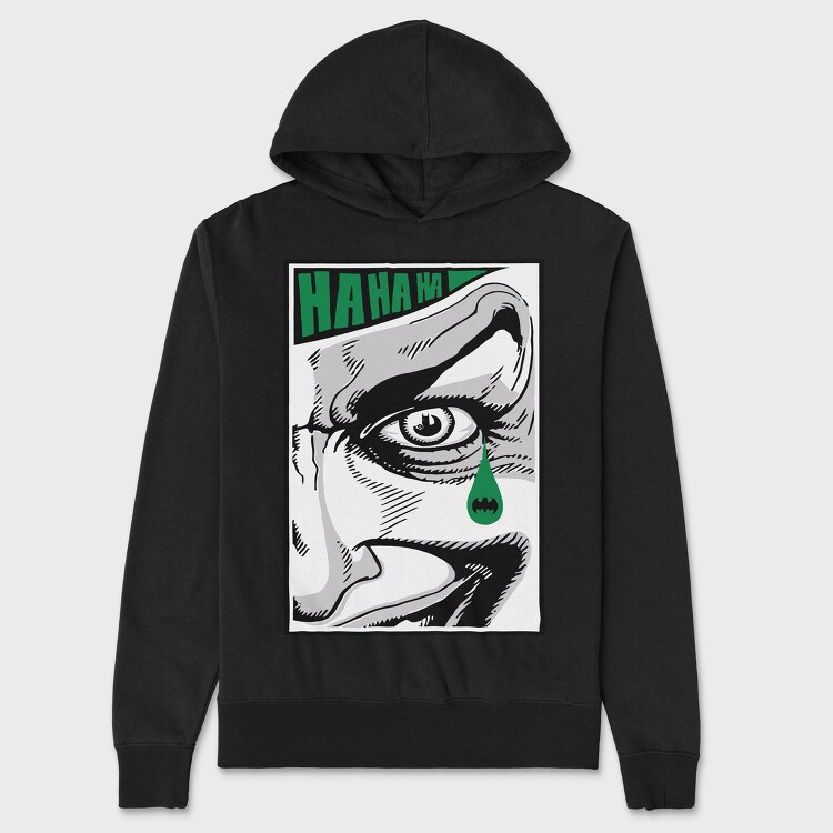 Batmans Laugh, Hanorac Oversize Barbati (Unisex)