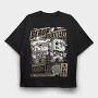 Berop Rocksteady Footclan, Tricou Oversize Barbati (Unisex)