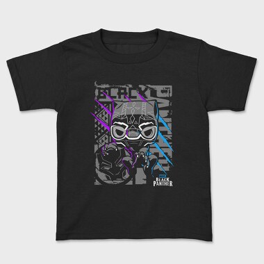 Black Panther Mask 2, Tricou Copii