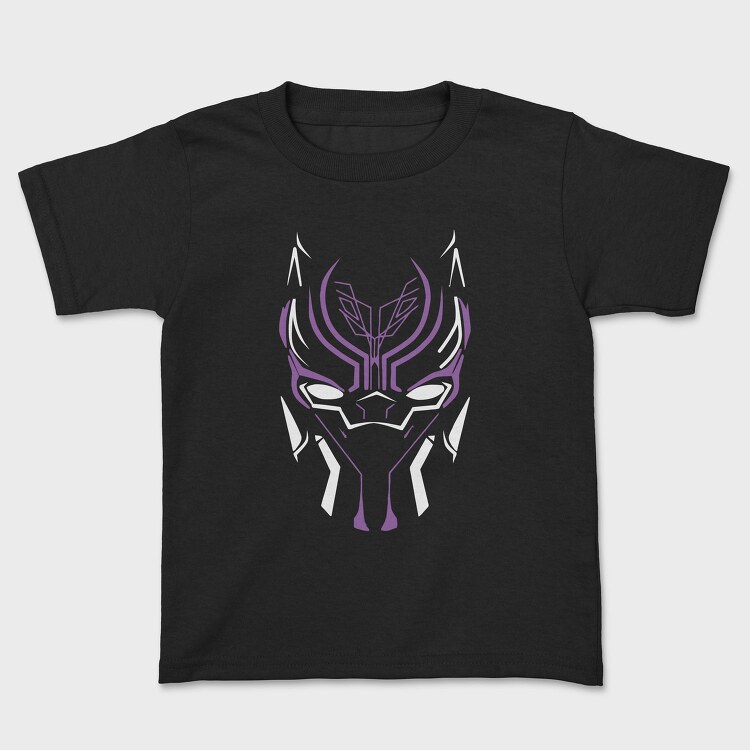 Black Panther Mask, Tricou Copii