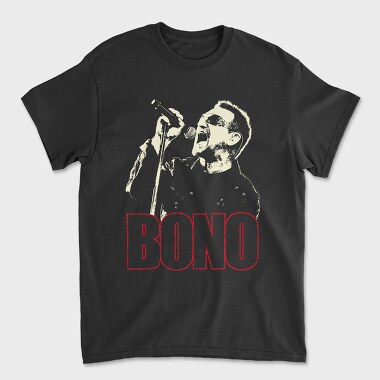 Bono Singin, Tricou Barbati (Unisex)