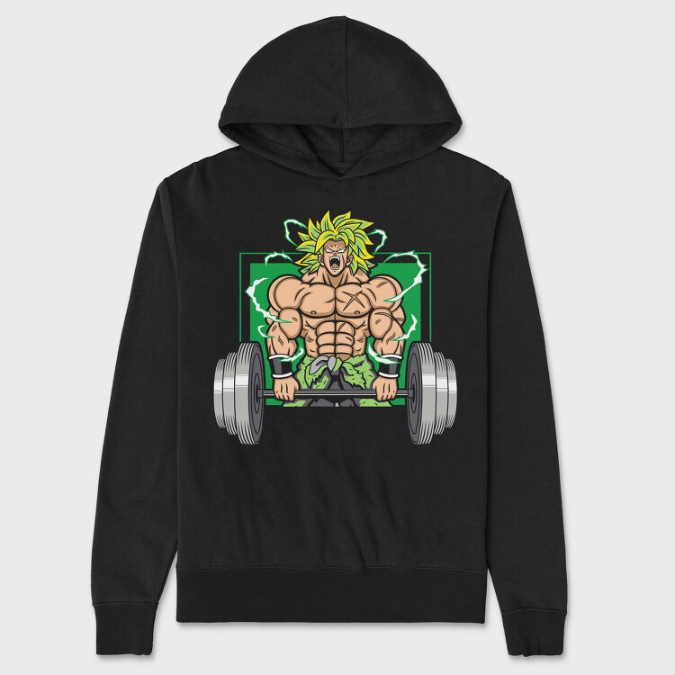 Broly Power, Hanorac Oversize Barbati (Unisex)