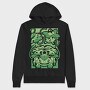 Bulbasaur Jungle, Hanorac Oversize Barbati (Unisex)