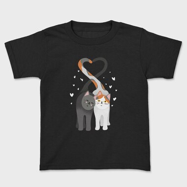 Cat Love Heart, Tricou Copii