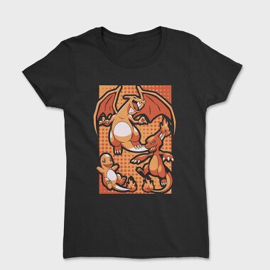 Charizard Fire Trio, Tricou Femei