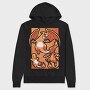 Charizard Fire Trio, Hanorac Oversize Barbati (Unisex)