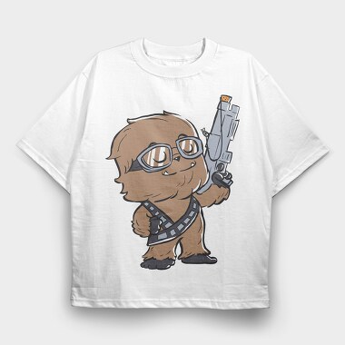 Chewbacca Cool Kid, Tricou Oversize Barbati (Unisex)