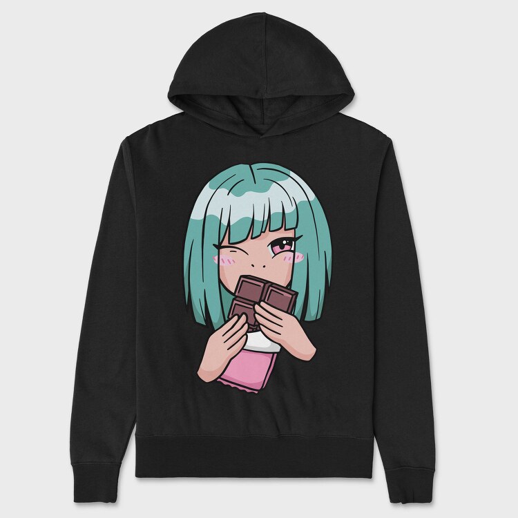 Chocolate Girl, Hanorac Oversize Barbati (Unisex)