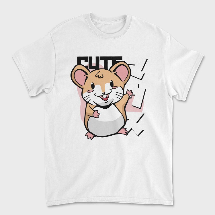 Cute Hamster Vibes, Tricou Barbati (Unisex)