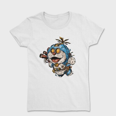 Cyberpunk Cat, Tricou Femei