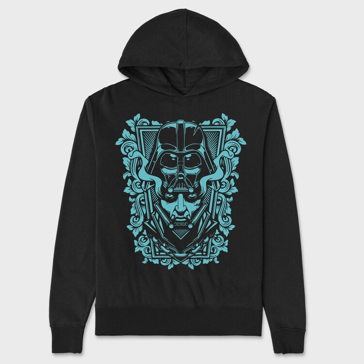 Darth Vader Crest, Hanorac Oversize Barbati (Unisex)