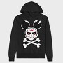 Deadmau5 Skull, Hanorac Oversize Barbati (Unisex)