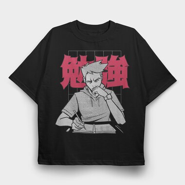 Demon Writer, Tricou Oversize Barbati (Unisex)