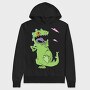 Dino Roar, Hanorac Oversize Barbati (Unisex)