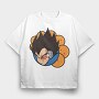 Dragonball Z Power, Tricou Oversize Barbati (Unisex)