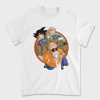 Goku Krillin Milk, Tricou Barbati (Unisex)