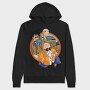 Goku Krillin Milk, Hanorac Oversize Barbati (Unisex)