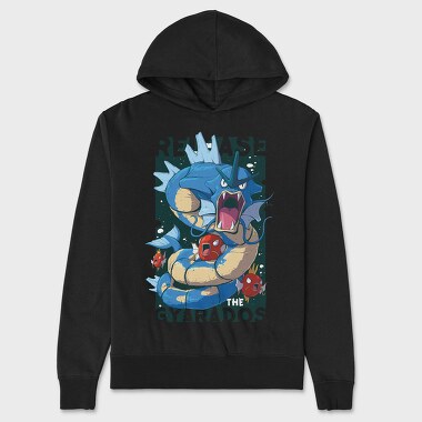 Gyarados Roar, Hanorac Oversize Barbati (Unisex)