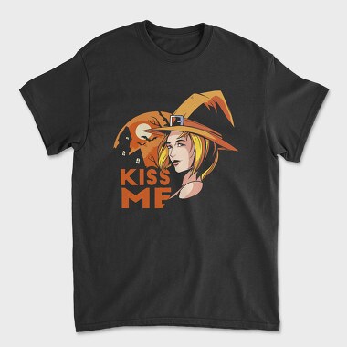Halloween Witch Kiss, Tricou Barbati (Unisex)