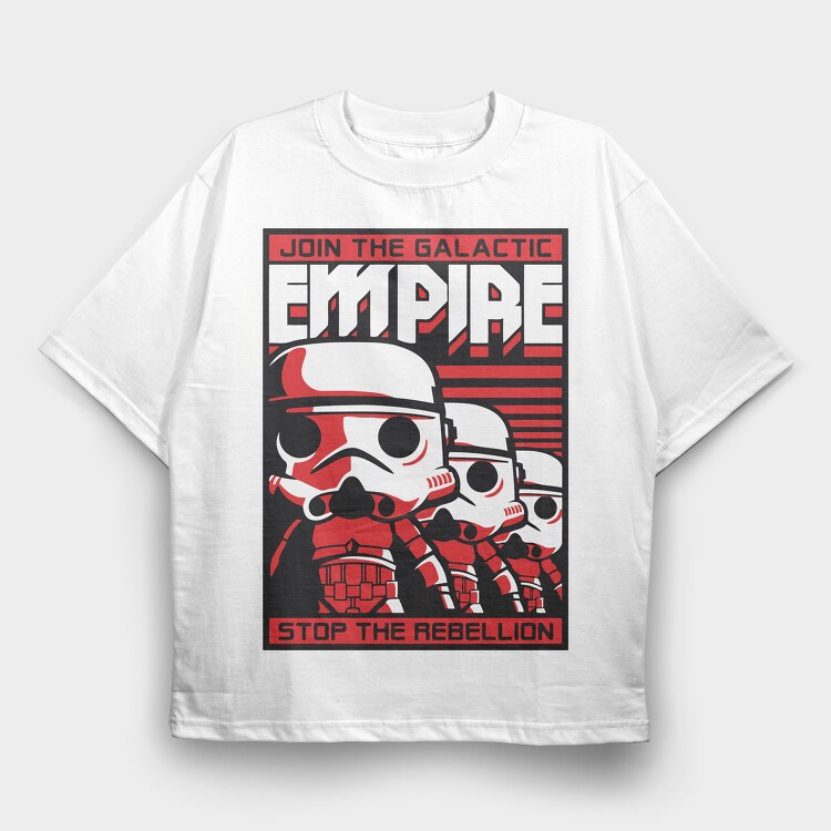 Join The Empire, Tricou Oversize Barbati (Unisex)