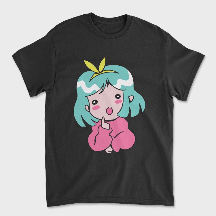Kawaii Ice Cream Girl, Tricou Barbati (Unisex)