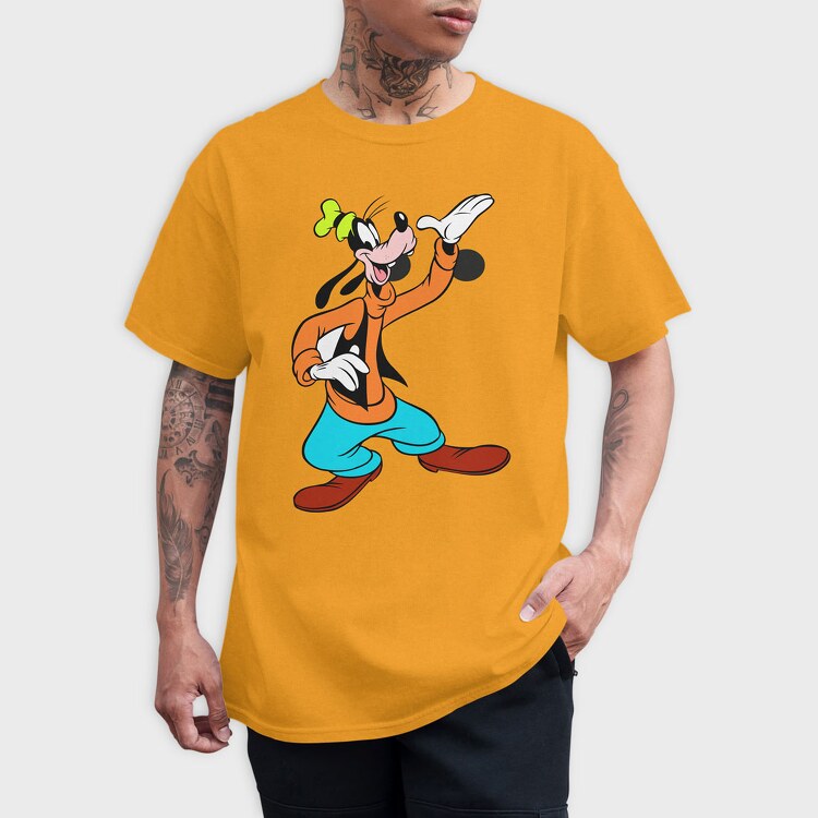 Cartoon Retro Goofy 4, Tricou Barbati (Unisex)