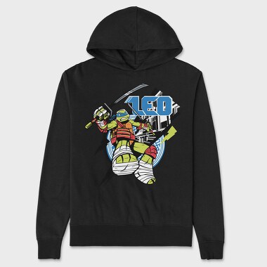 Leonardo Ninja Turtle, Hanorac Oversize Barbati (Unisex)