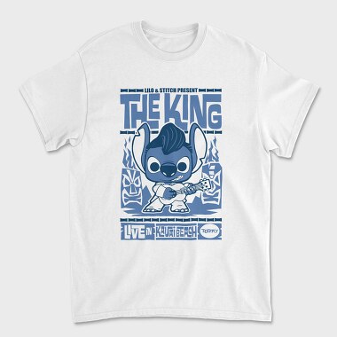 Lilo Stitch King Live, Tricou Barbati (Unisex)