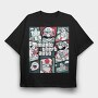 Mario Bros Adventure, Tricou Oversize Barbati (Unisex)