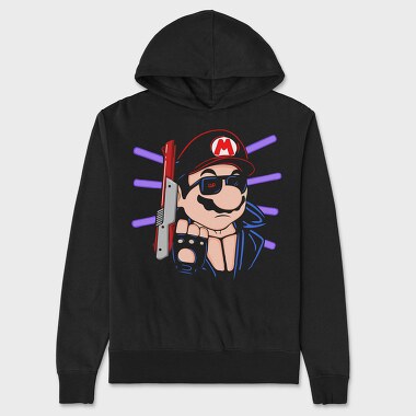 Mario Knife Scream, Hanorac Oversize Barbati (Unisex)
