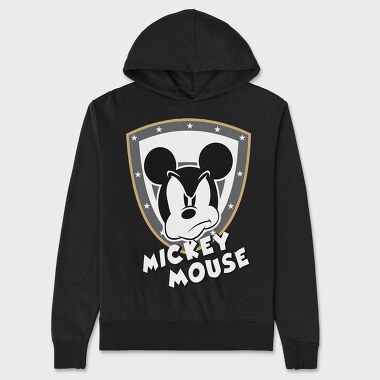 Mickey Mouse Shield, Hanorac Oversize Barbati (Unisex)