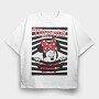 Minnie Mouse Stripes, Tricou Oversize Barbati (Unisex)