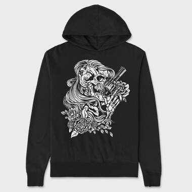 Neon Wolf Howl 2, Hanorac Oversize Barbati (Unisex)