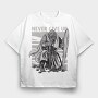 Never Give Up, Tricou Oversize Barbati (Unisex)