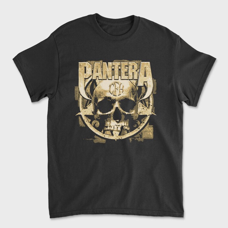 Pantera Skull, Tricou Barbati (Unisex)