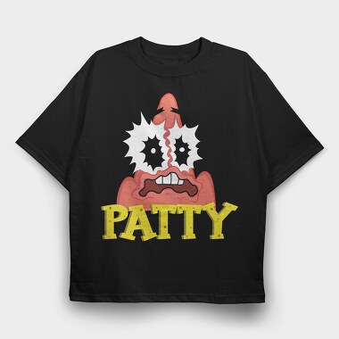 Patty Party Patty, Tricou Oversize Barbati (Unisex)