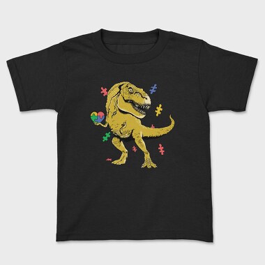 Puzzle Pie T Rex, Tricou Copii