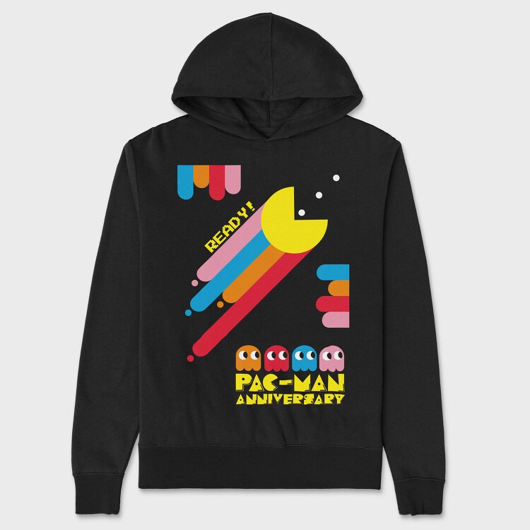 Ready Pac Man Anniversary, Hanorac Oversize Barbati (Unisex)