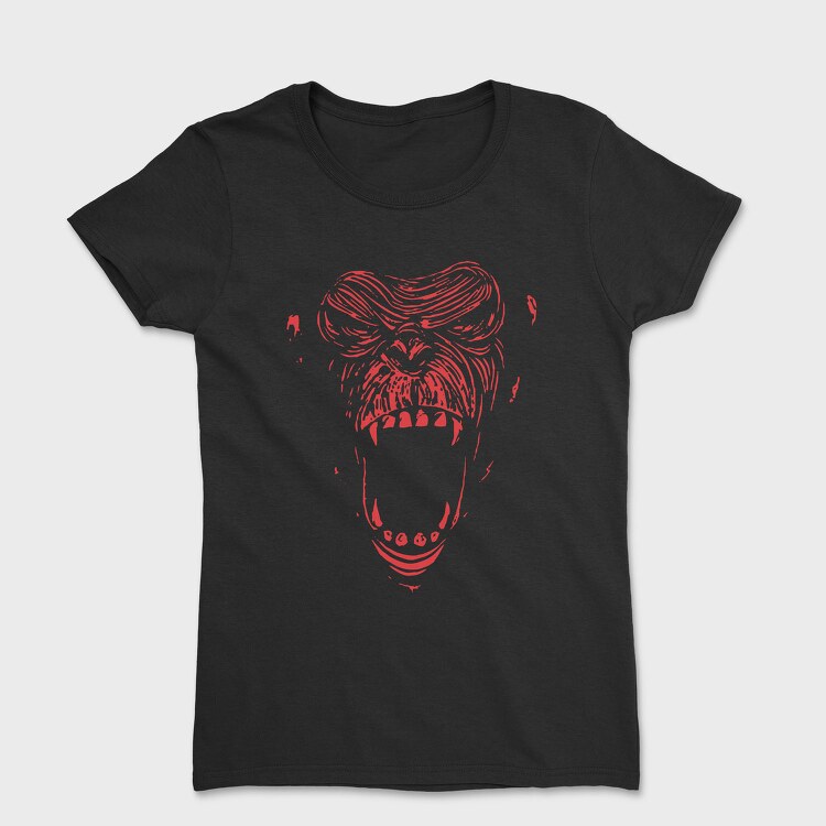 Red Scream Face, Tricou Femei