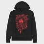 Red Snake Queen, Hanorac Oversize Barbati (Unisex)
