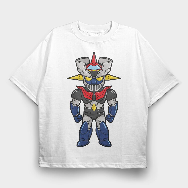 Robotic Warrior, Tricou Oversize Barbati (Unisex)