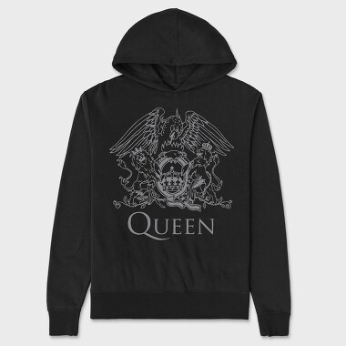 Royal Crown Emblem, Hanorac Oversize Barbati (Unisex)