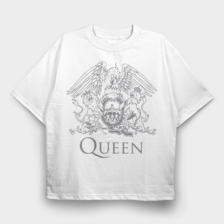 Royal Crown Emblem, Tricou Oversize Barbati (Unisex)