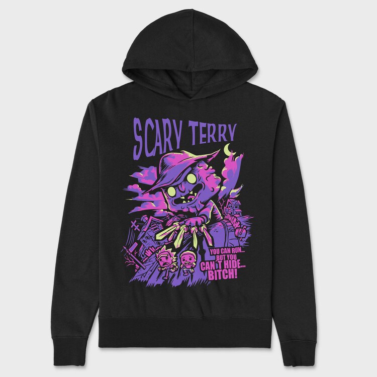 Scary Terry Run, Hanorac Oversize Barbati (Unisex)