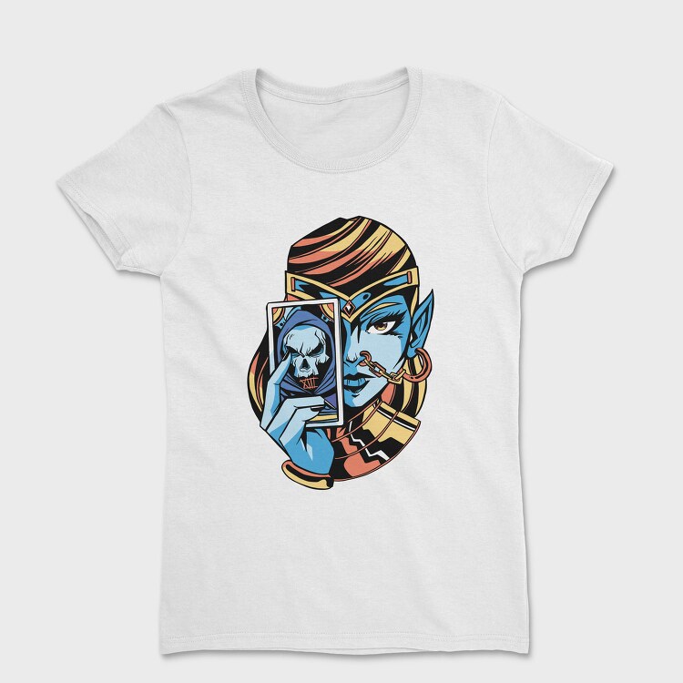 Skeletor Skull Mask, Tricou Femei