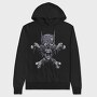 Skull Crossbones, Hanorac Oversize Barbati (Unisex)